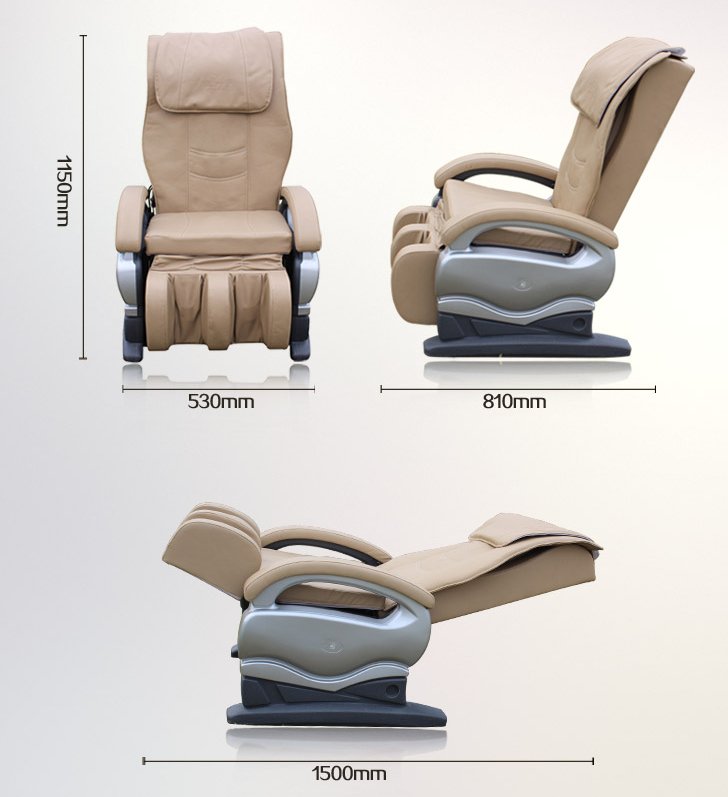 Кресло массажное для дома Nature Relax размеры