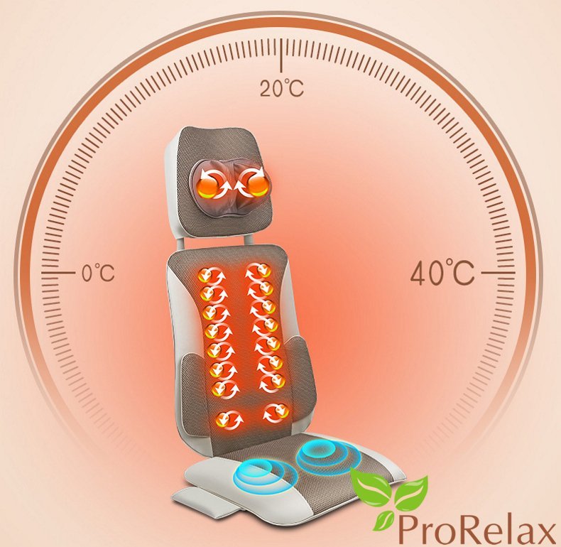 Накидка для массажа на кресло RT_2136 прогрев