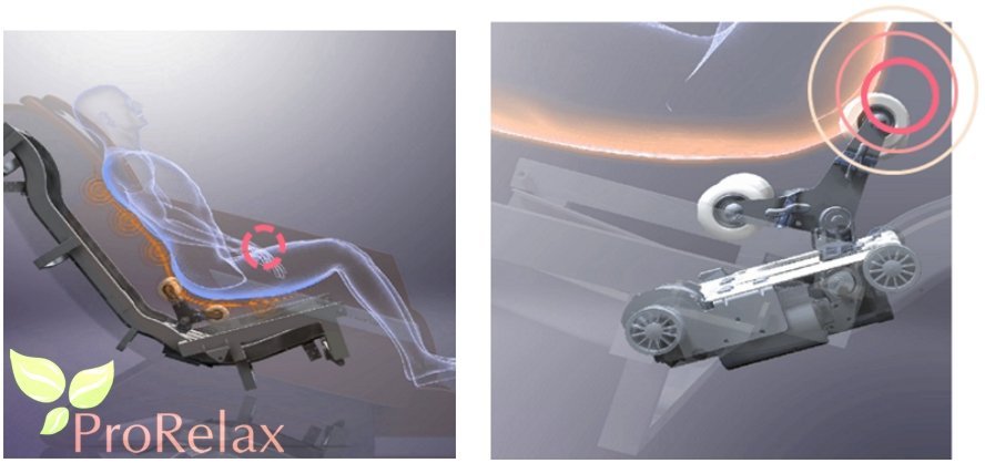 massagnoe kreslo Phaeton RT-6710S mehanizm