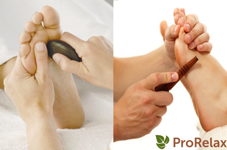 Массаж ног в массажере TT N182, техника массажа стоп