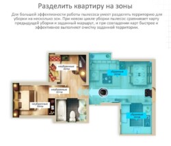 разделение на зоны робот-пылесос liectroux b6009