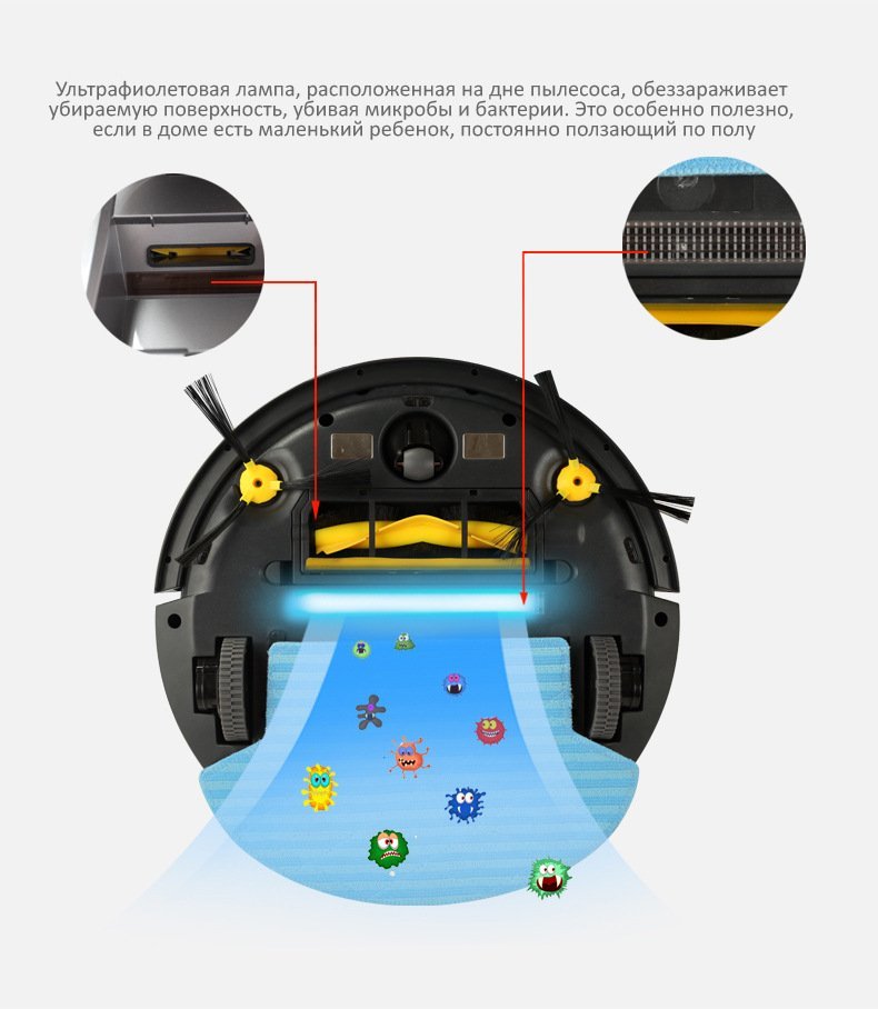 робот уборщик с дезинфекцией b6009