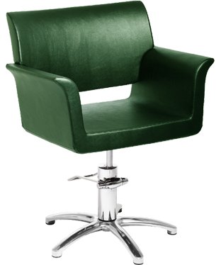зеленное парикмахерское кресло annette