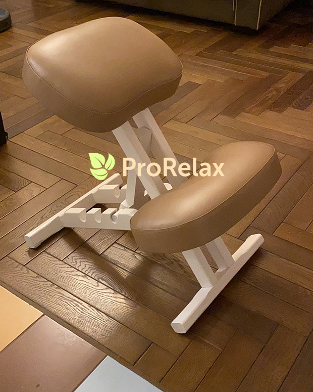 Ортопедический стул для осанки PR_017 Белый Prorelax