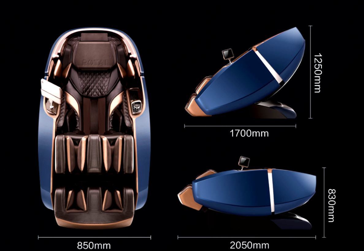 Размеры габариты массажное кресло RT8900