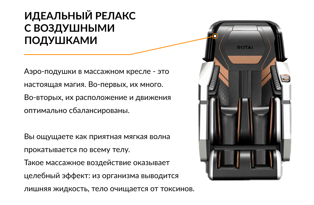 Массажные кресла Ронгтай Робостик