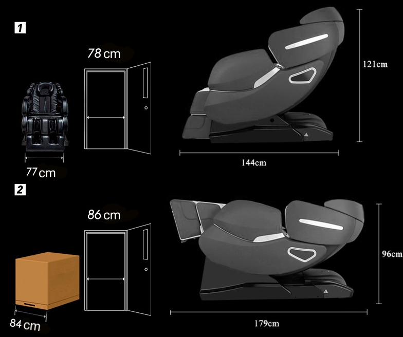 Массажное кресло Асана Нео Размеры Массажное кресло Асана Нео Размеры