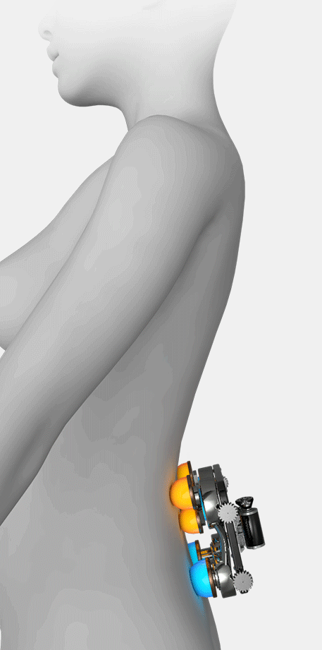 накидка з роликовим масажем oslin