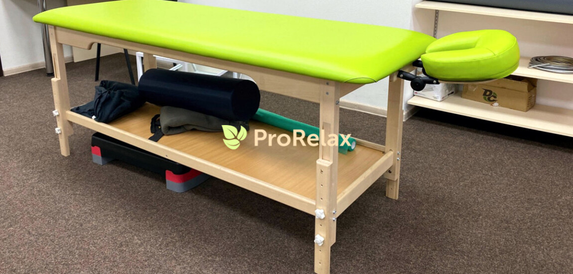 массажный стол 007 салатовый
