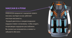 Массажное кресло описание PEREMOGA Rongtai, выбрать массажное кресло