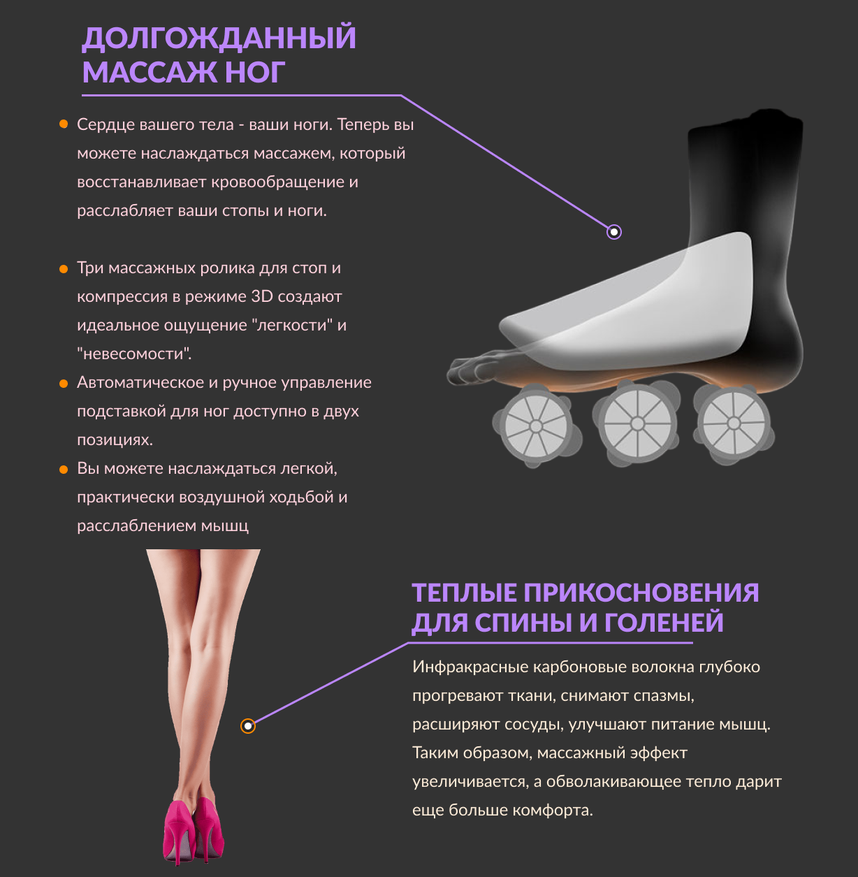 Купить кресло с массажем Rongtai Gallardo