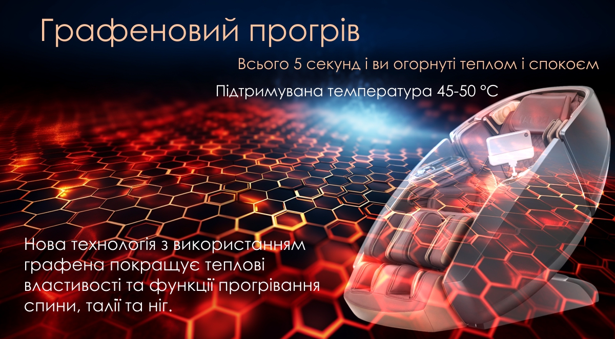 Масажне крісло RT8900 прогрів