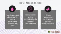масажер для ніг протипоказання