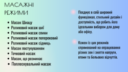 Масажне крісло Pilot Neus Чорне масажни техники