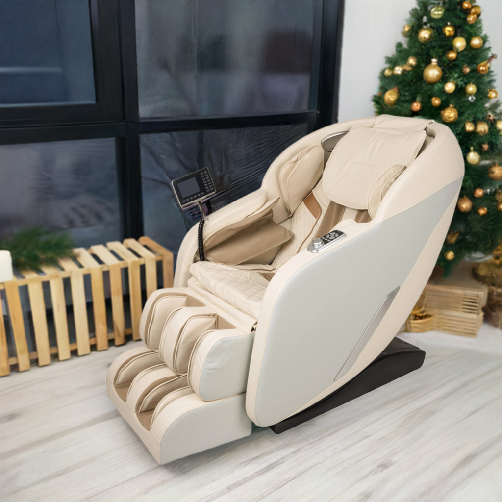 Огляд на Масажні Крісла,  Масажне-крісло-Pilot-Neus-Бежеве