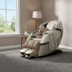 Массажное кресло Оптимус в интьере гостинной Прорелакс optimus rongtai Prorelax